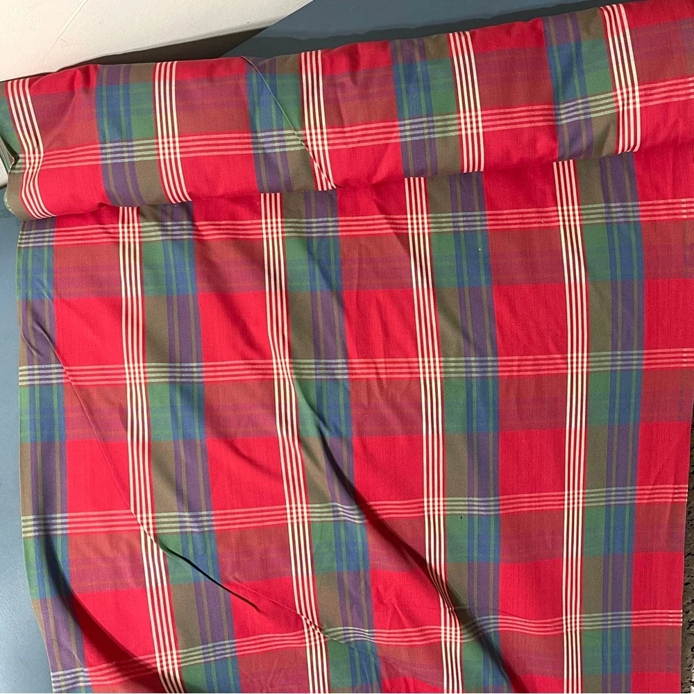 Ikea fabric in plaid pattern new. price per two yards